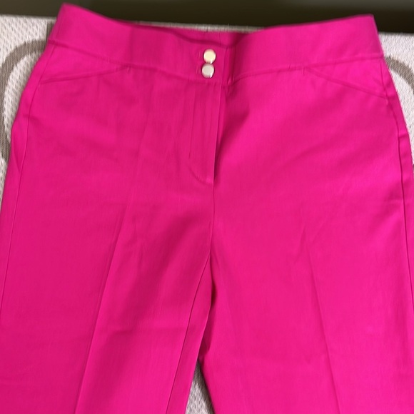 Chico’s Women's secret stretch straight leg Pink Pants, size : 00/ 2 - Picture 5 of 17